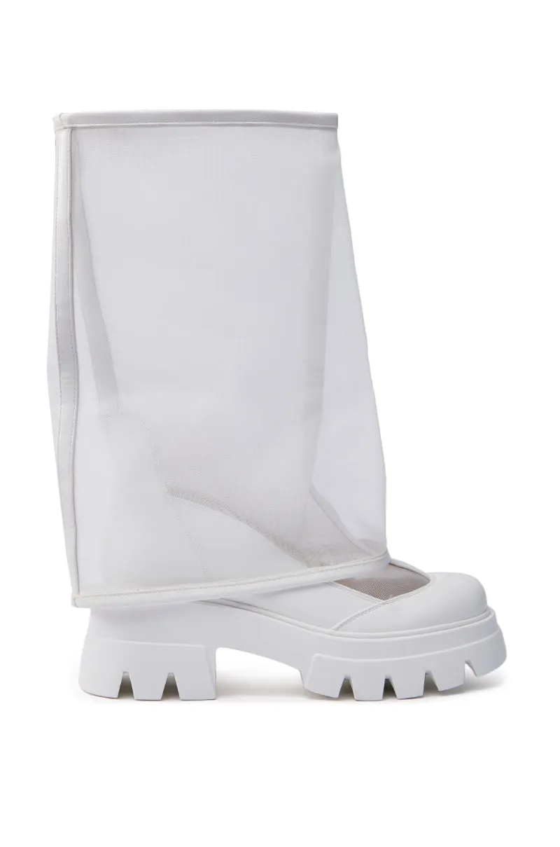 AZALEA WANG BAYE WHITE BOOT sold by AKIRA product image thumbnail 2