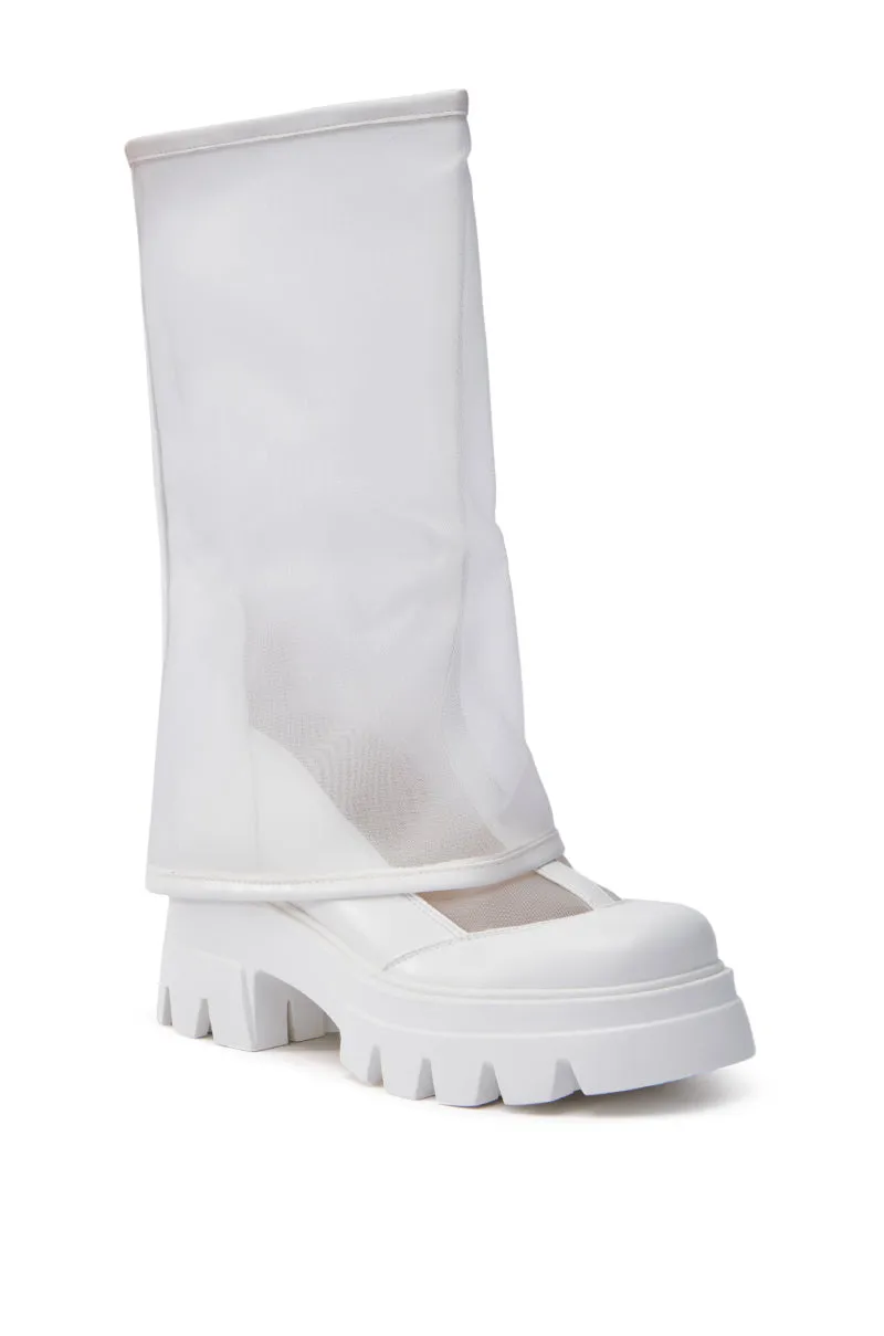 AZALEA WANG BAYE WHITE BOOT sold by AKIRA product image thumbnail 3