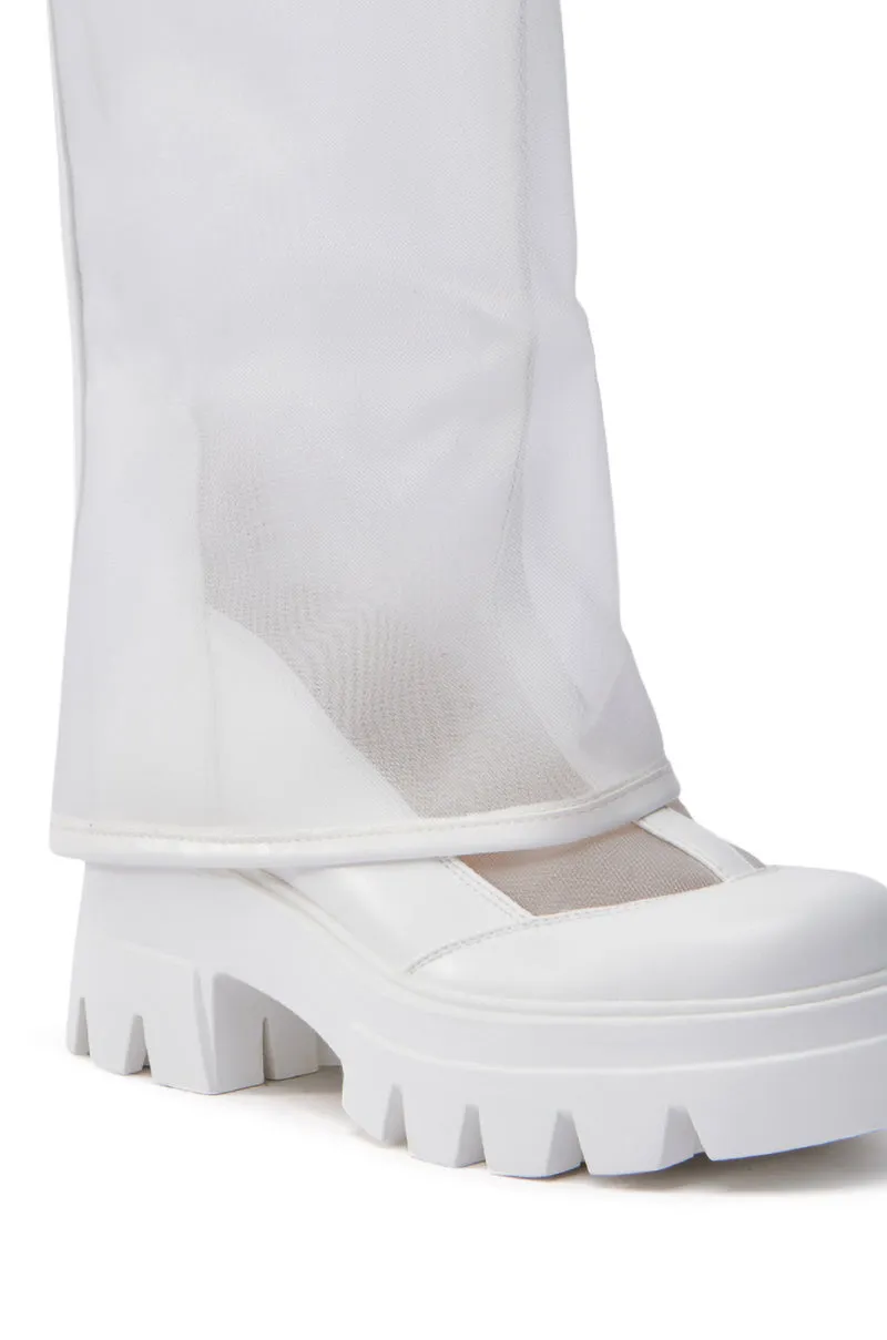 AZALEA WANG BAYE WHITE BOOT sold by AKIRA product image thumbnail 5