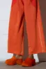 AZALEA WANG LEESHA ORANGE PONY HAIR CLOG sold by AKIRA
