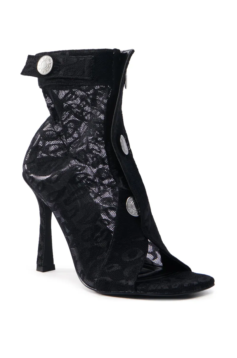 AZALEA WANG DOROTHY BLACK STILETTO BOOTIE sold by AKIRA product image thumbnail 5