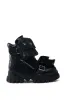 AZALEA WANG GILLET BLACK BOOTIE WITH POCKET DETAIL sold by AKIRA