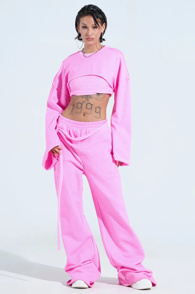 ISSA WIDE LEG JOGGER sold by AKIRA