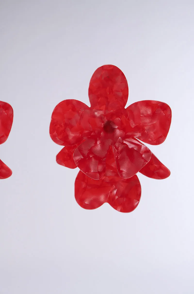 ROSY EARRING IN RED sold by AKIRA product image thumbnail 4