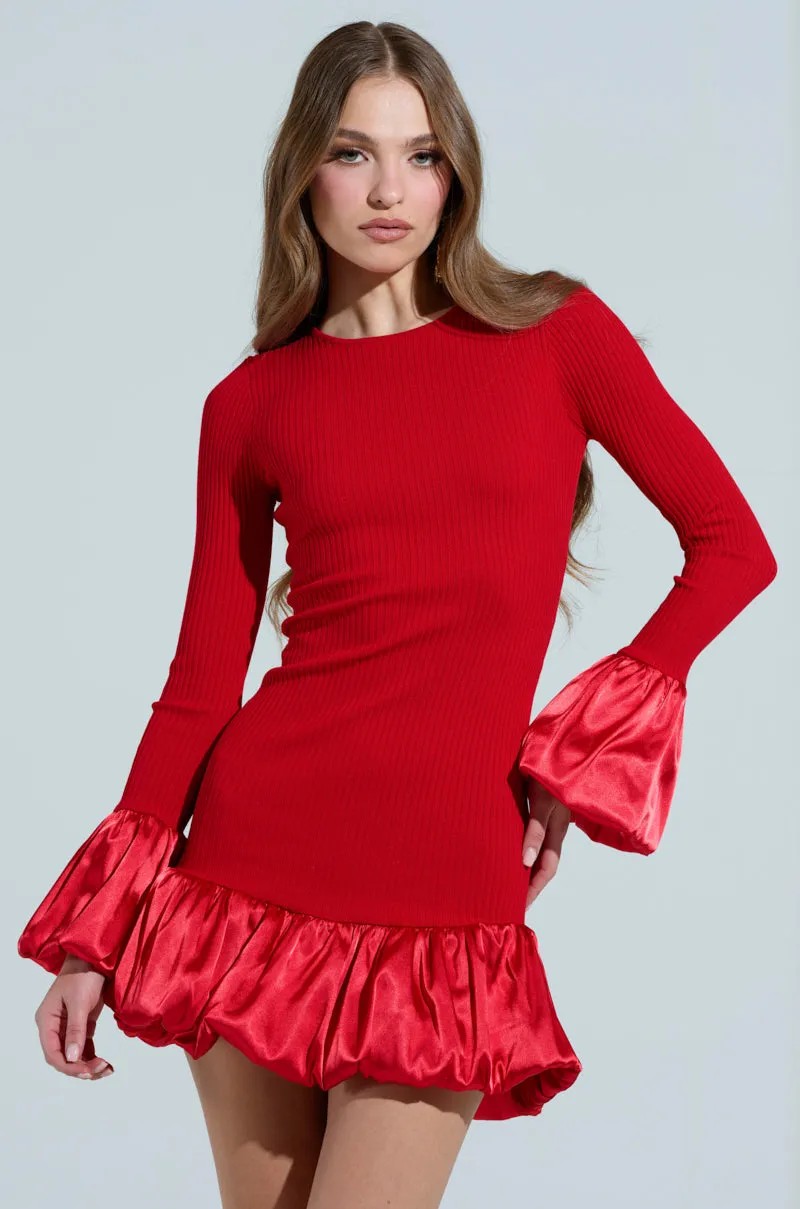 CAN'T MISS ME KNIT MINI DRESS sold by AKIRA product image thumbnail 3