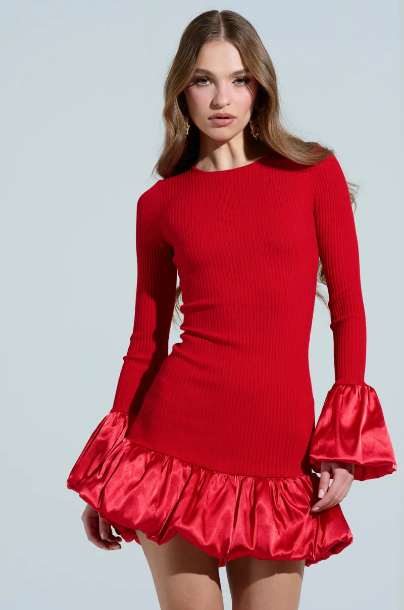 CAN'T MISS ME KNIT MINI DRESS sold by AKIRA