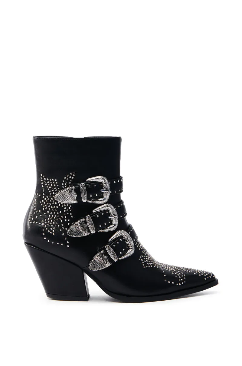 AZALEA WANG CELENA BLACK WESTERN BOOTIE sold by AKIRA product image thumbnail 2