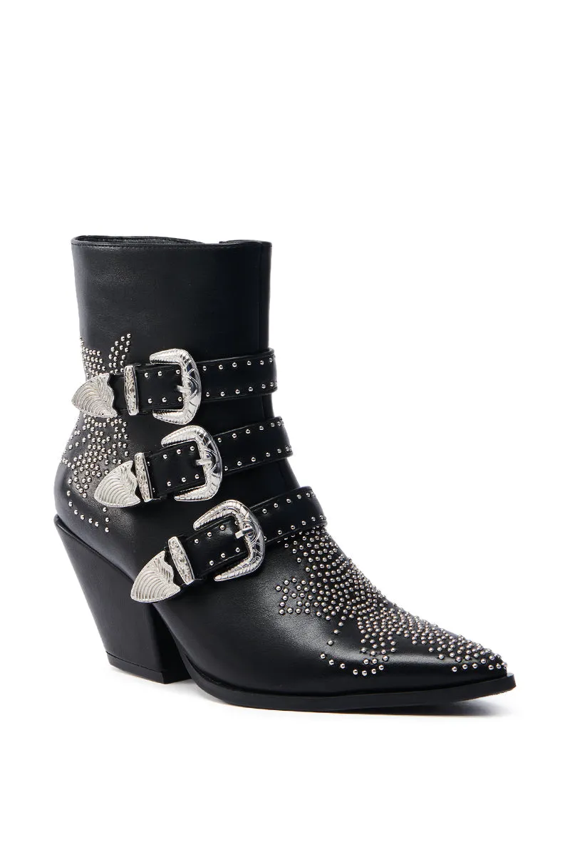 AZALEA WANG CELENA BLACK WESTERN BOOTIE sold by AKIRA product image thumbnail 3