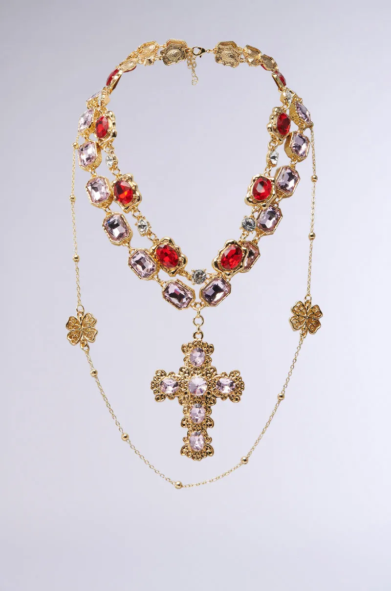 LAYERED UP NECKLACE sold by AKIRA