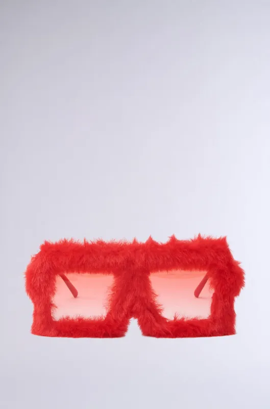 I'M PAST THIS FUZZY SUNGLASSES made by AKIRA