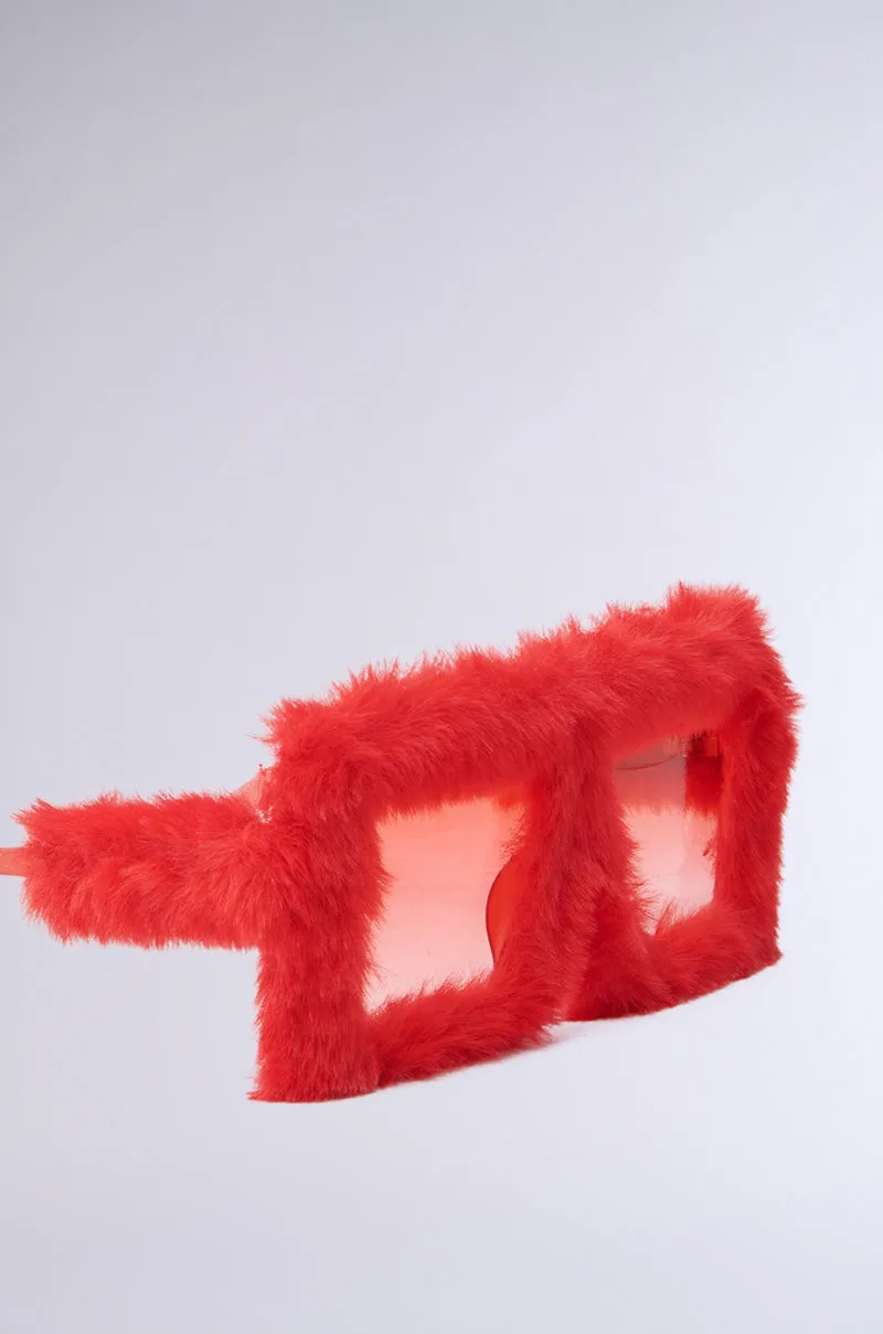 I'M PAST THIS FUZZY SUNGLASSES sold by AKIRA product image thumbnail 5