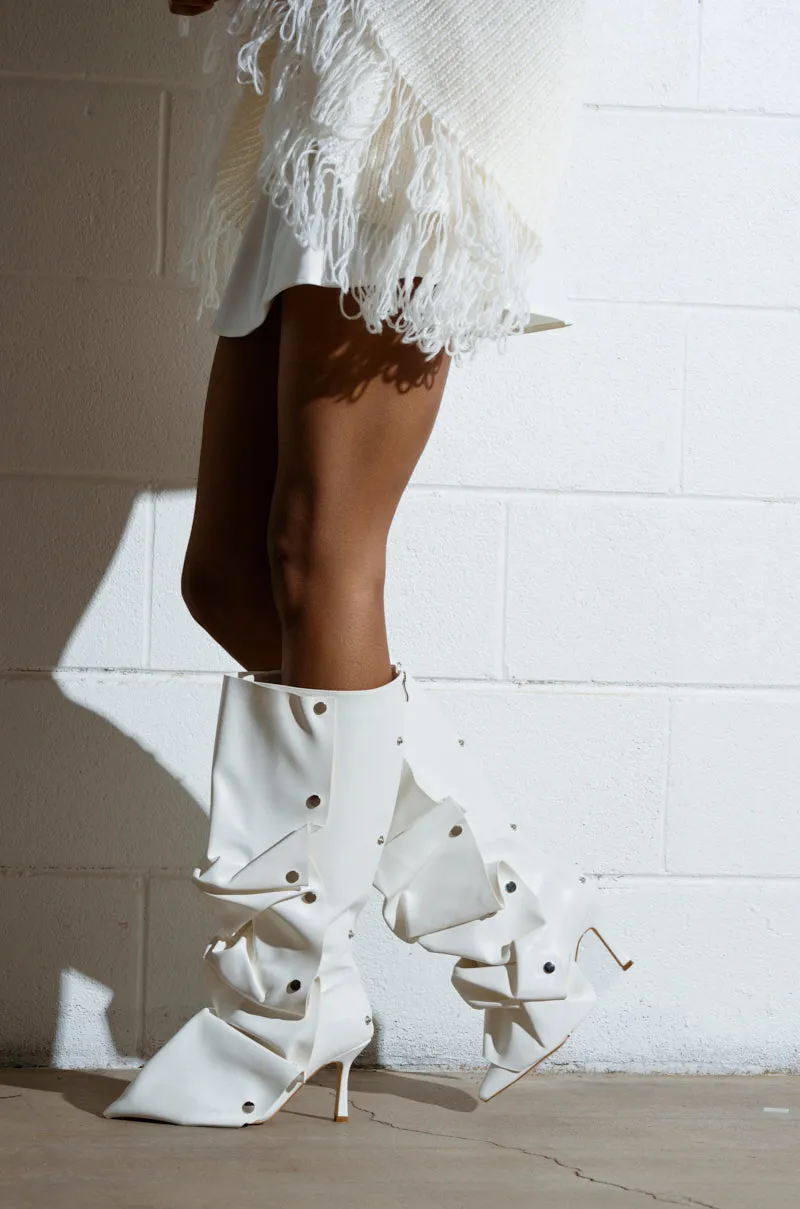 AZALEA WANG IMOGINE WHITE BOOT sold by AKIRA product image thumbnail 2