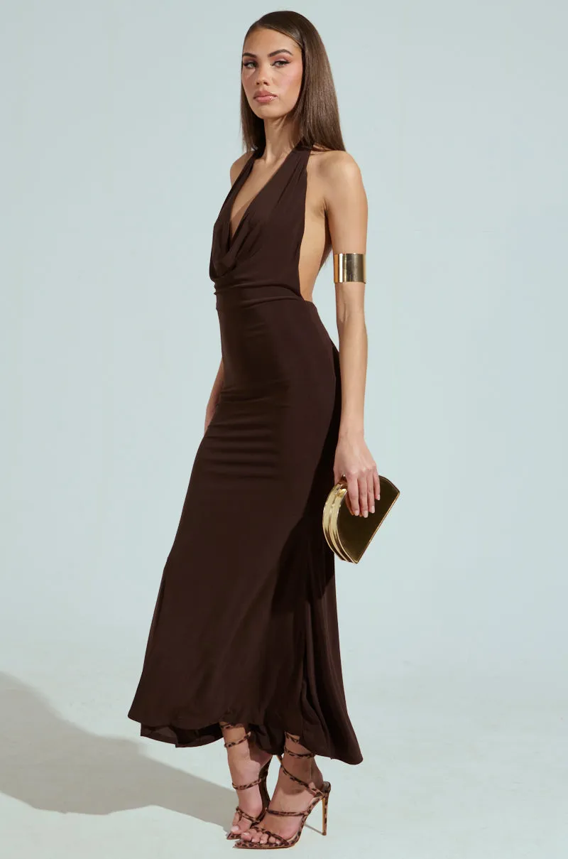 DRIP DRIP SLINKY MAXI DRESS sold by AKIRA product image thumbnail 4