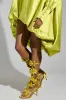 AZALEA WANG AERIN LIME BOW EMBELLISHED GLADIATOR STILETTO SANDAL sold by AKIRA