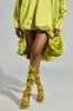 AZALEA WANG AERIN LIME BOW EMBELLISHED GLADIATOR STILETTO SANDAL sold by AKIRA