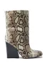 AZALEA WANG RANSOM BLACK MULTI SNAKE BOOTIE sold by AKIRA