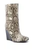 AZALEA WANG RANSOM BLACK MULTI SNAKE BOOTIE sold by AKIRA