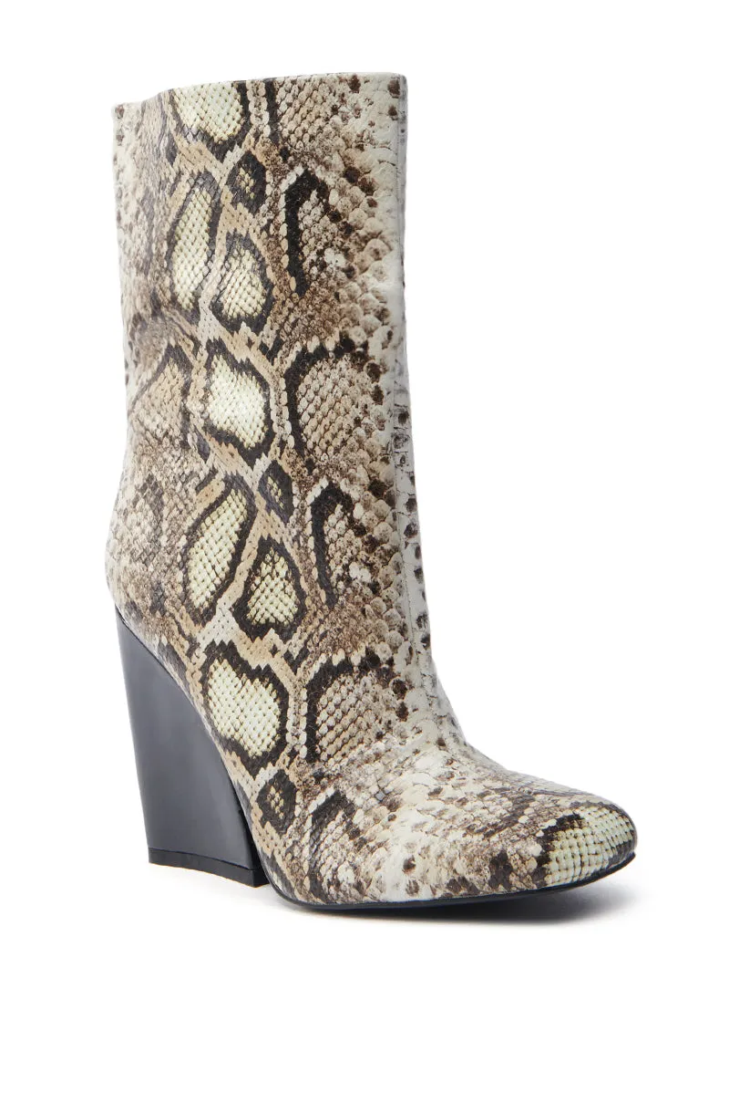 AZALEA WANG RANSOM BLACK MULTI SNAKE BOOTIE sold by AKIRA product image thumbnail 5