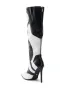AZALEA WANG RODRIGO BLACK AND WHITE BOOT STILETTO sold by AKIRA