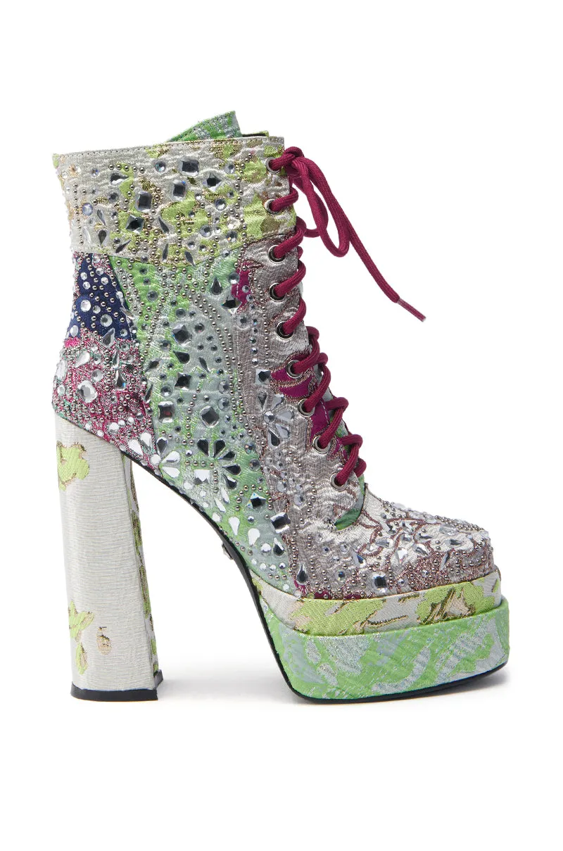 AZALEA WANG LILYBELL MULTI CHUNKY BOOTIE sold by AKIRA product image thumbnail 5