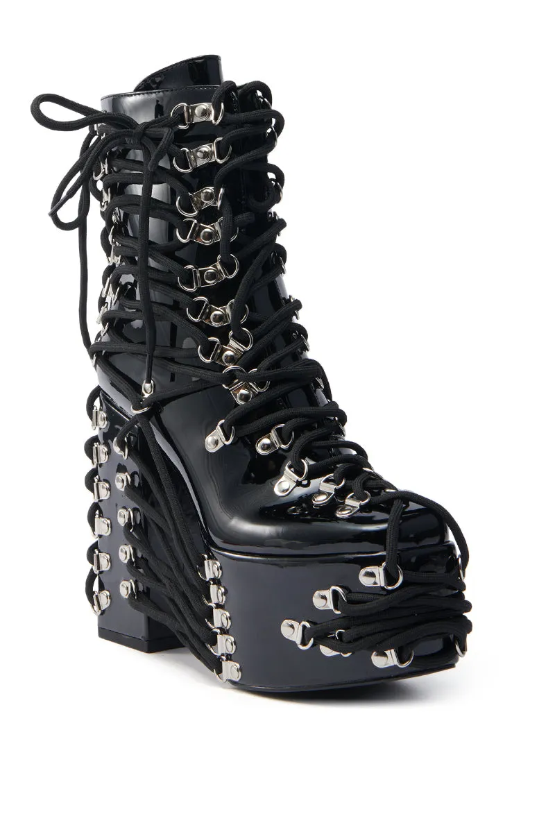 AZALEA WANG XENON BLACK CHUNKY BOOTIE sold by AKIRA product image thumbnail 4