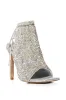AZALEA WANG DELANIE SILVER STILETTO SANDAL sold by AKIRA