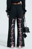 YES PLZ WIDE LEG JOGGER WITH BOWS sold by AKIRA