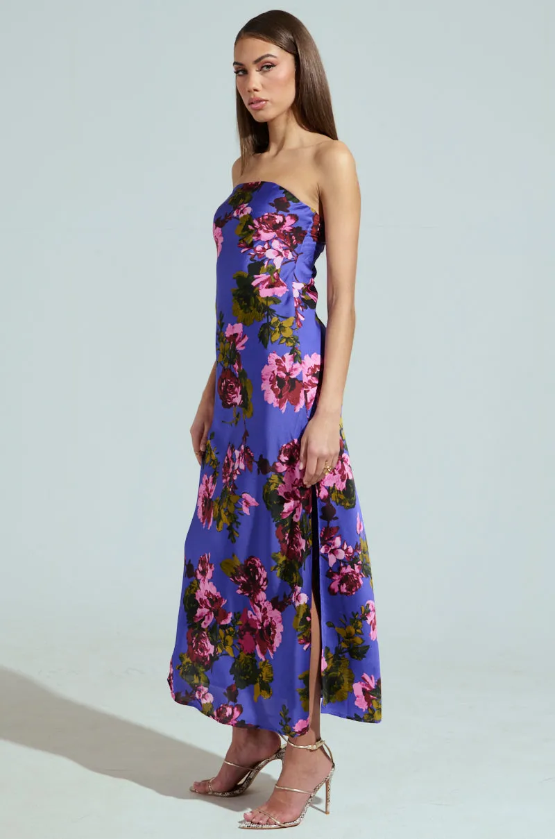 ROSE PETALS MAXI DRESS sold by AKIRA product image thumbnail 4