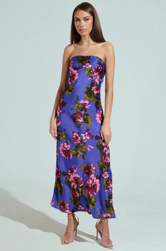 ROSE PETALS MAXI DRESS sold by AKIRA