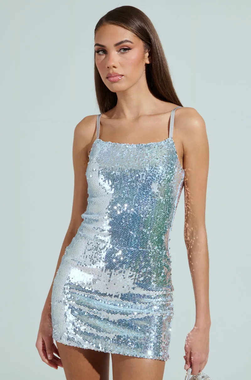 MA CHERIE SEQUIN MINI DRESS sold by AKIRA product image thumbnail 4