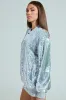 MA CHERIE OVERSIZED SEQUIN BOMBER sold by AKIRA