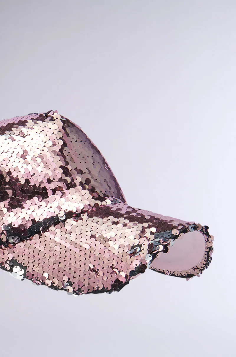 LEMME LOVE SEQUIN HAT sold by AKIRA product image thumbnail 4
