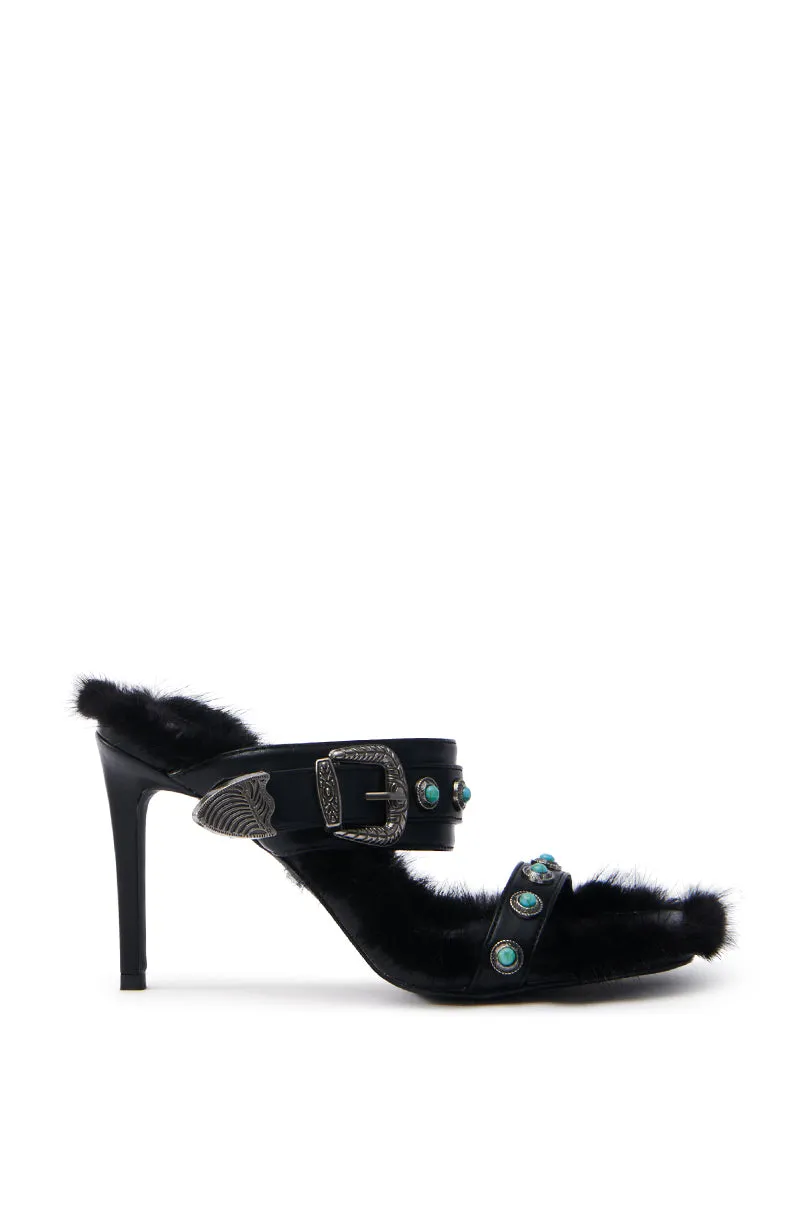 AZALEA WANG AUGER BLACK SANDAL sold by AKIRA product image thumbnail 4