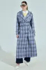 ARLETTE PLAID TRENCH sold by AKIRA