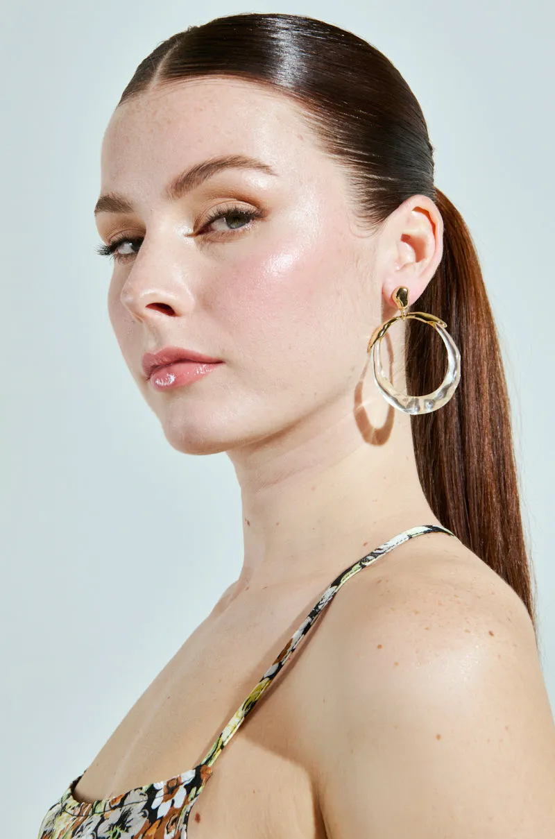 CLEARLY A YES EARRING sold by AKIRA product image thumbnail 2