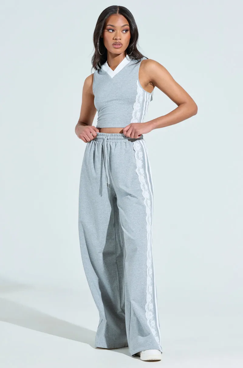 IN A LEAGUE OF MY OWN WIDE LEG JOGGER sold by AKIRA product image thumbnail 5