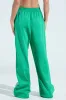 JUMP AROUND WIDE LEG JOGGER IN GREEN sold by AKIRA