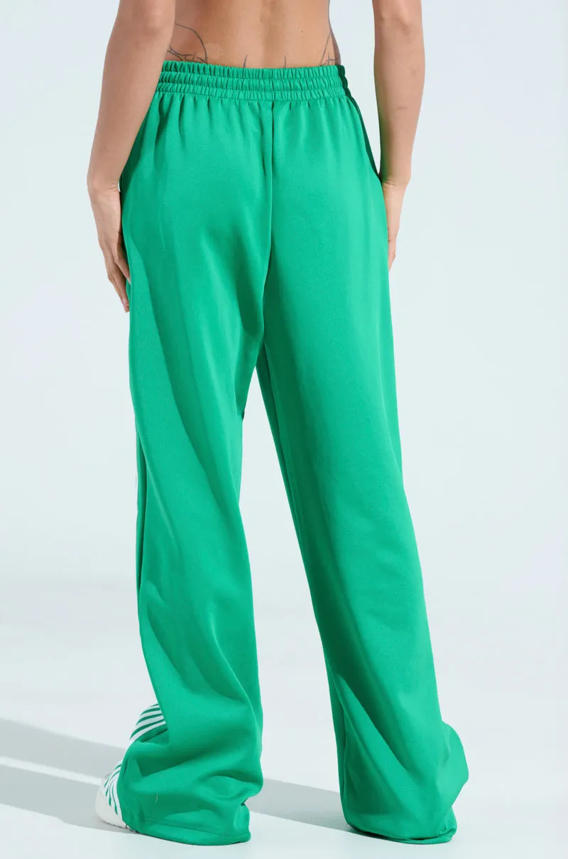 JUMP AROUND WIDE LEG JOGGER IN GREEN sold by AKIRA product image thumbnail 5