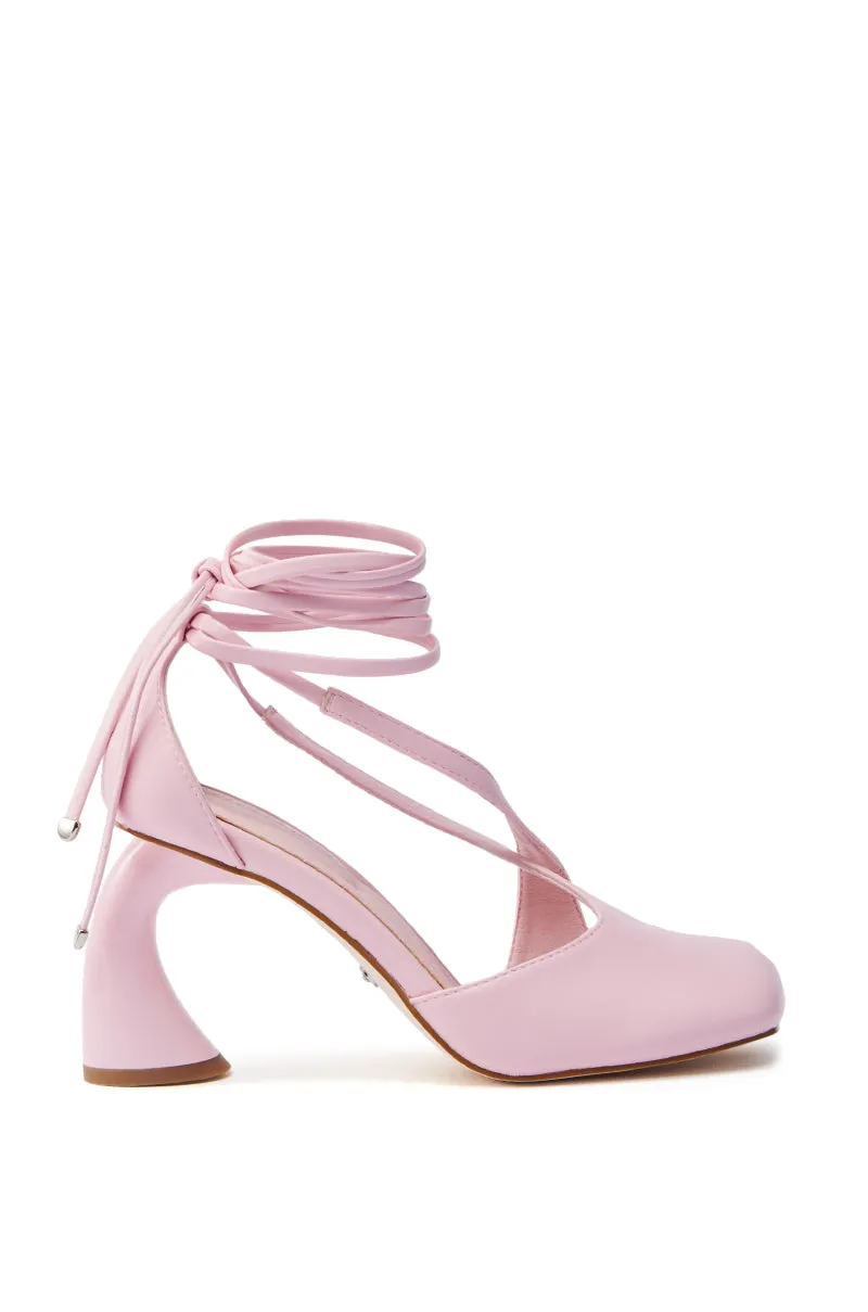 AZALEA WANG BUIKY PINK CHUNKY HEEL PUMP sold by AKIRA product image thumbnail 2