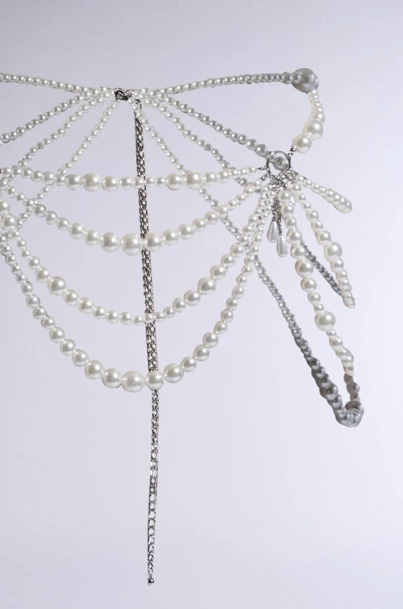 COCO PEARL CHAIN BELT sold by AKIRA product image thumbnail 4