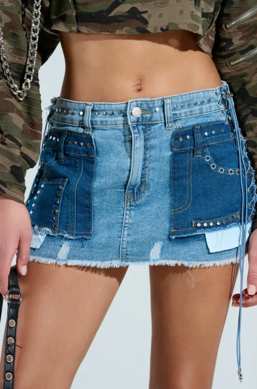 MELISSA MINI SKIRT sold by AKIRA