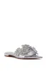 AZALEA WANG YUNA RHINESTONE FLOWER EMBELLISHED SANDAL sold by AKIRA