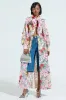 GARDEN PARTY FLORAL APPLIQUE LONG BLOUSE sold by AKIRA