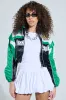GO TIME EMBROIDERED BOMBER sold by AKIRA