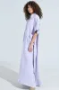 SHE'S RICH OVERSIZED JUMPSUIT IN PURPLE MINERAL WASH sold by AKIRA