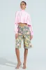 TALIA SATIN MOCK NECK BLOUSE sold by AKIRA