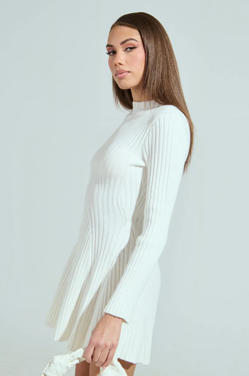 SLEEK AND CHIC KNIT MINI DRESS sold by AKIRA product image thumbnail 5