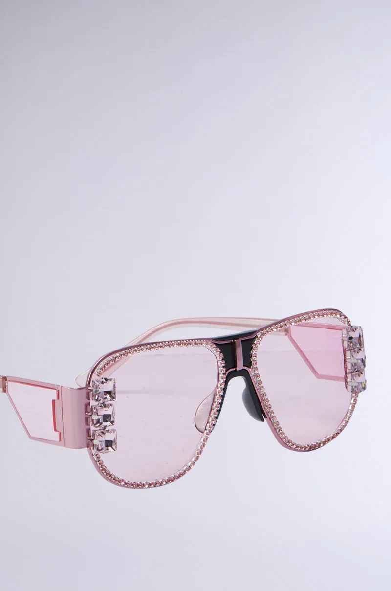 PRETTY IN PINK SUNGLASSES sold by AKIRA product image thumbnail 5