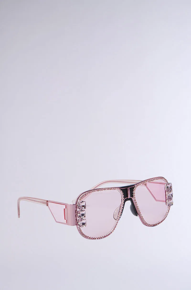 PRETTY IN PINK SUNGLASSES sold by AKIRA product image thumbnail 4
