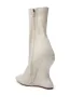 AZALEA WANG ARKETTA BEIGE ABSTRACT WEDGE HEEL BOOTIE sold by AKIRA